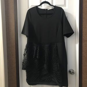 RACHEL Rachel Roy Black Sheath style Dress 14W